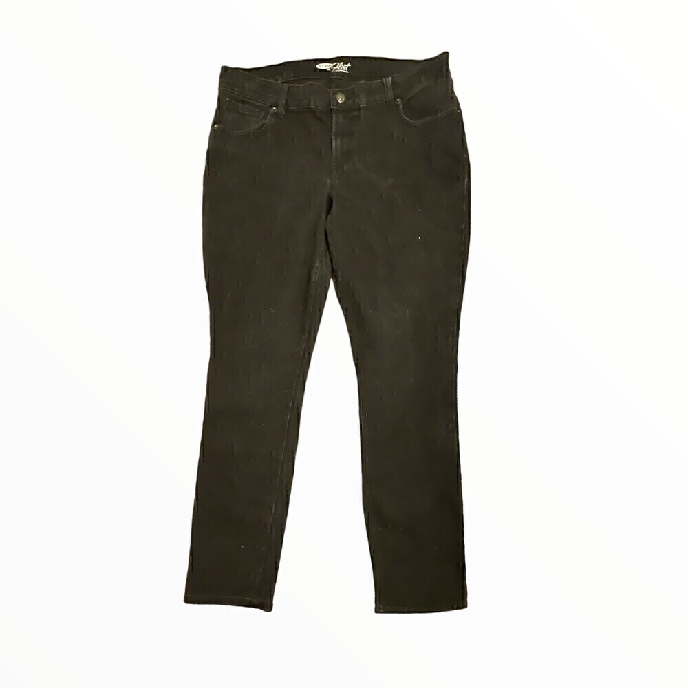 𝅺old Navy Flirt Style Skinny Black Jeans Size 12